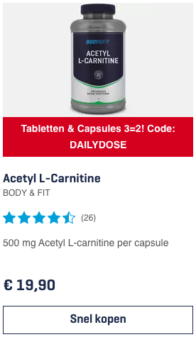top 3 Vetverbrander - Acetyl L-Carnitine BODY & FIT review