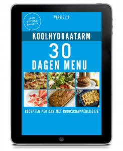 Het Koolhydraatarm 30 dagen menu
