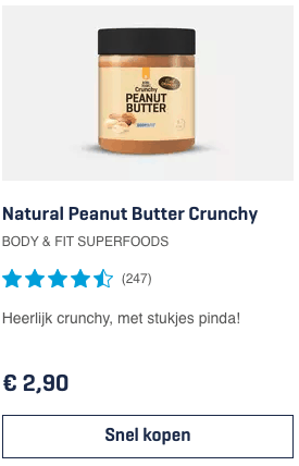 Top 4 Natural Peanut Butter Crunchy BODY & FIT SUPERFOODS review