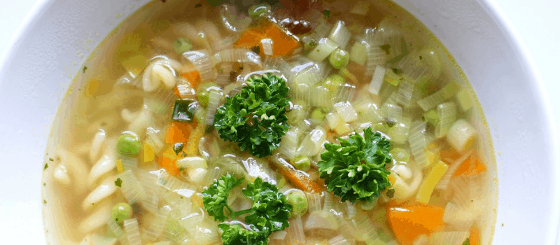 Vegetarische soep 800x350px