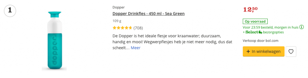 Kopen van een Drinkfles Sea Green