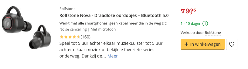 Beste Draadloze oordopjes – Bluetooth 5.0