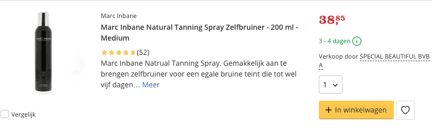 Beste zelfbruiner Tanning spray top 2