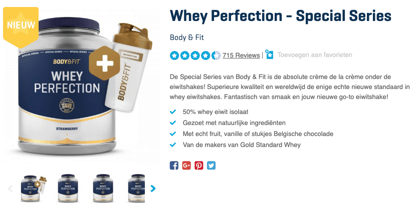 Beste Whey Perfection - Special Series Top 3 Review