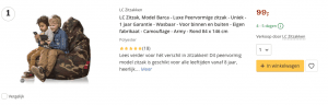 Beste top 1 LC Zitzak, Model Barca - Luxe Peervormige zitzak review