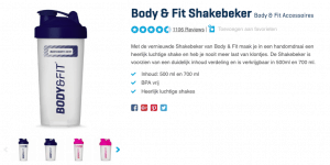 Top 2 Body & Fit Shakebeker review