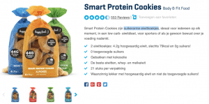 Top 2 Smart Protein Cookies Body & Fit Food reviews