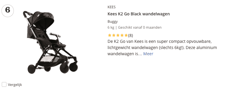 Top 4 Kees K2 Go Black wandelwagen review