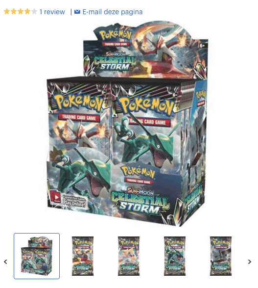 Top 5 Celestial Storm Booster Box Display review