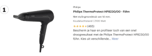 Top 1 Philips ThermoProtect HP8230:00 - Föhn review