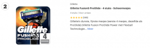 Top 2 Gillette Fusion5 ProGlide - 4 stuks - Scheermesjes revuew