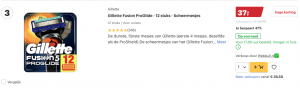 Top 3 Gillette Fusion ProGlide - 12 stuks - Scheermesjes review