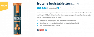 Top 3 Isotone bruistabletten Body & Fit review