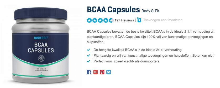 Top 4 BCAA Capsules Body & Fit review