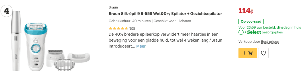Top 4 Braun Silk-épil 9 9-558 Wet&Dry Epilator + Gezichtsepilator review