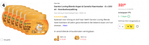 Top 4 Garnier Loving Blends Argan & Camelia Haarmasker - 6 x 300 ml - Voordeelverpakking review