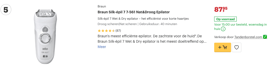 Top 5 Braun Silk-épil 7 7-561 Nat&Droog Epilator review