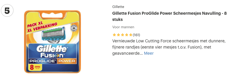 Top 5 Gillette Fusion ProGlide Power Scheermesjes Navulling - 8 stuks review