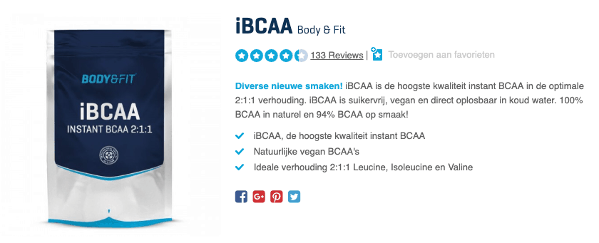 Top 5 iBCAA Body & Fit review