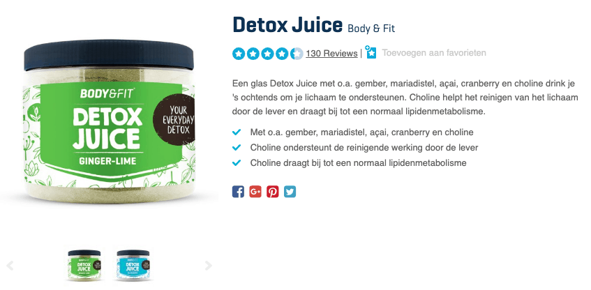Top 1 Detox Juice Body & Fit review