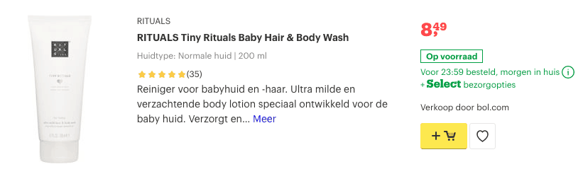 Top 1 RITUALS Tiny Rituals Baby Hair & Body Wash review