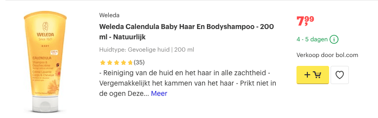 Top 2 Weleda Calendula Baby Haar En Bodyshampoo - 200 ml - Natuurlijk review