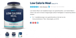 Top 3 Low Calorie Meal afslankshake review