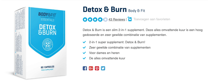 Top 5 Detox & Burn Body & Fit review