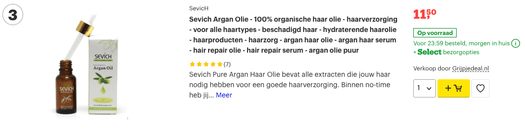 Top 3 Sevich Argan Olie - 100% organische haar olie - haarverzorging review