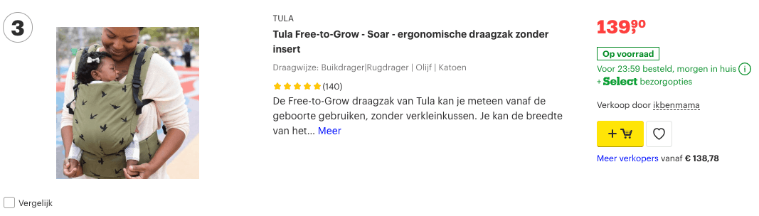 Top 3 Tula Free-to-Grow - Soar - ergonomische draagzak zonder insert review