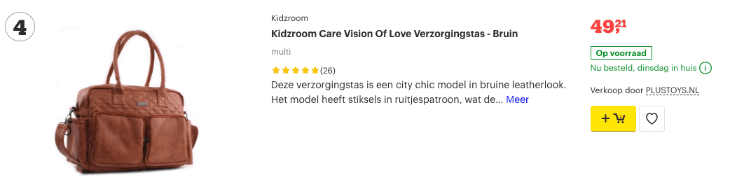 Top 4 Kidzroom Care Vision Of Love Verzorgingstas - Bruin review