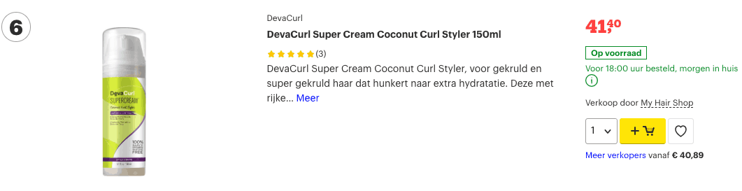 Top 5 DevaCurl Super Cream Coconut Curl Styler 150ml review