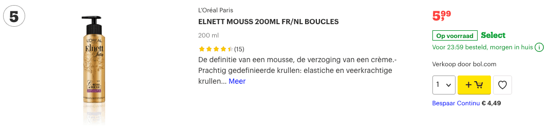 Top 5 Elnett Mouss 200ML FR:NL BOUCLES review