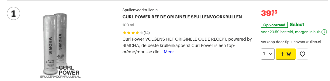 top 1 CURL POWER REF DE ORIGINELE SPULLENVOORKRULLEN review