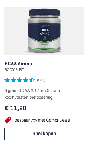 Top 1 BCAA Amino BODY & FIT review