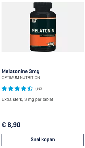 Top 1 Melatonine 3mg OPTIMUM NUTRITION review