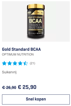 Top 2 Gold Standard BCAA review