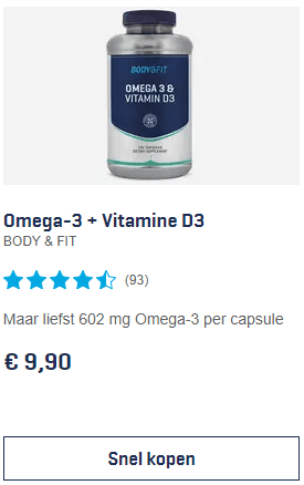 Top 2 Omega-3 + Vitamine D3 BODY & FIT review