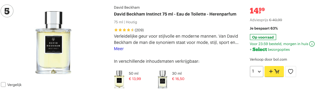 Top 4 David Beckham Instinct 75 ml - Eau de Toilette - Herenparfum review