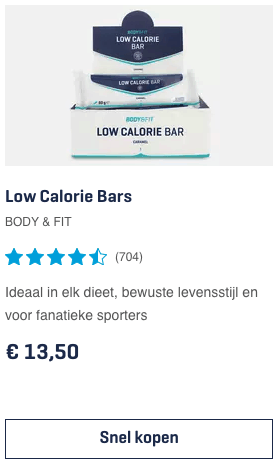 top 4 Low Calorie Bars BODY & FIT review