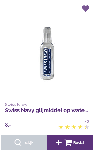 top 3 Swiss Navy glijmiddel 59 ml op waterbasis review