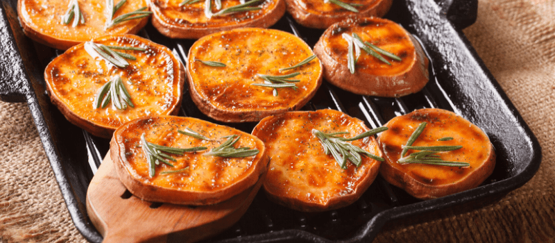 Zoete aardappel oven knapperig maken