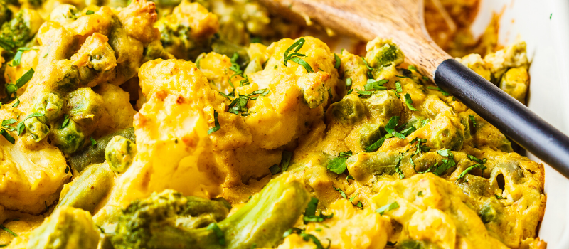 Bloemkool ovenschotel met kip maken