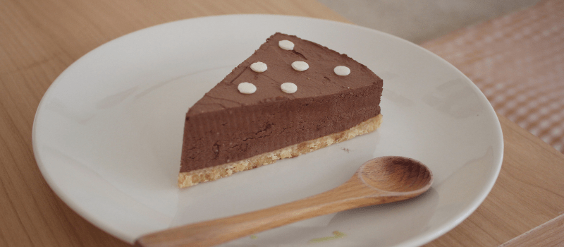 Koolhydraatarme chocolade cheesecake