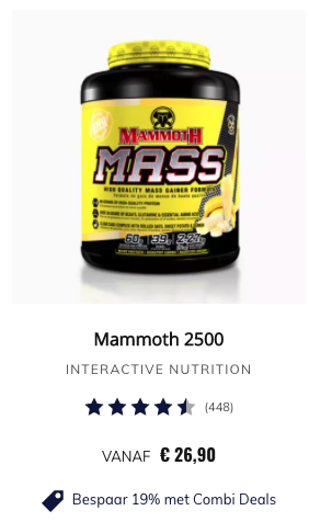 MAMMOTH 2500 INTERACTIVE NUTRITION - Welke Smart Protein moet ik kopen