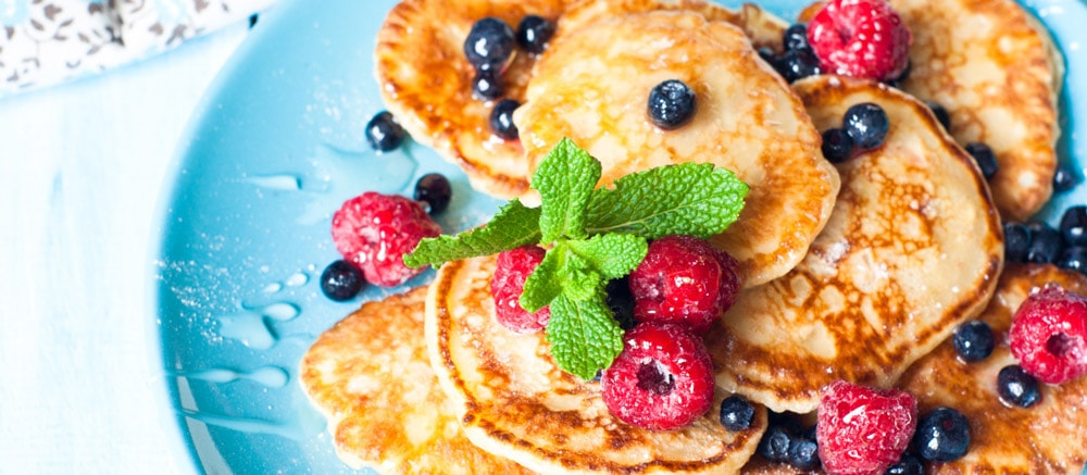 Eiwitrijke pannenkoeken