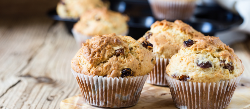 Gezonde ontbijt muffins