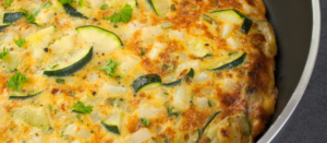 Frittata courgettes