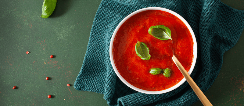 Tomaten paprika soep maken