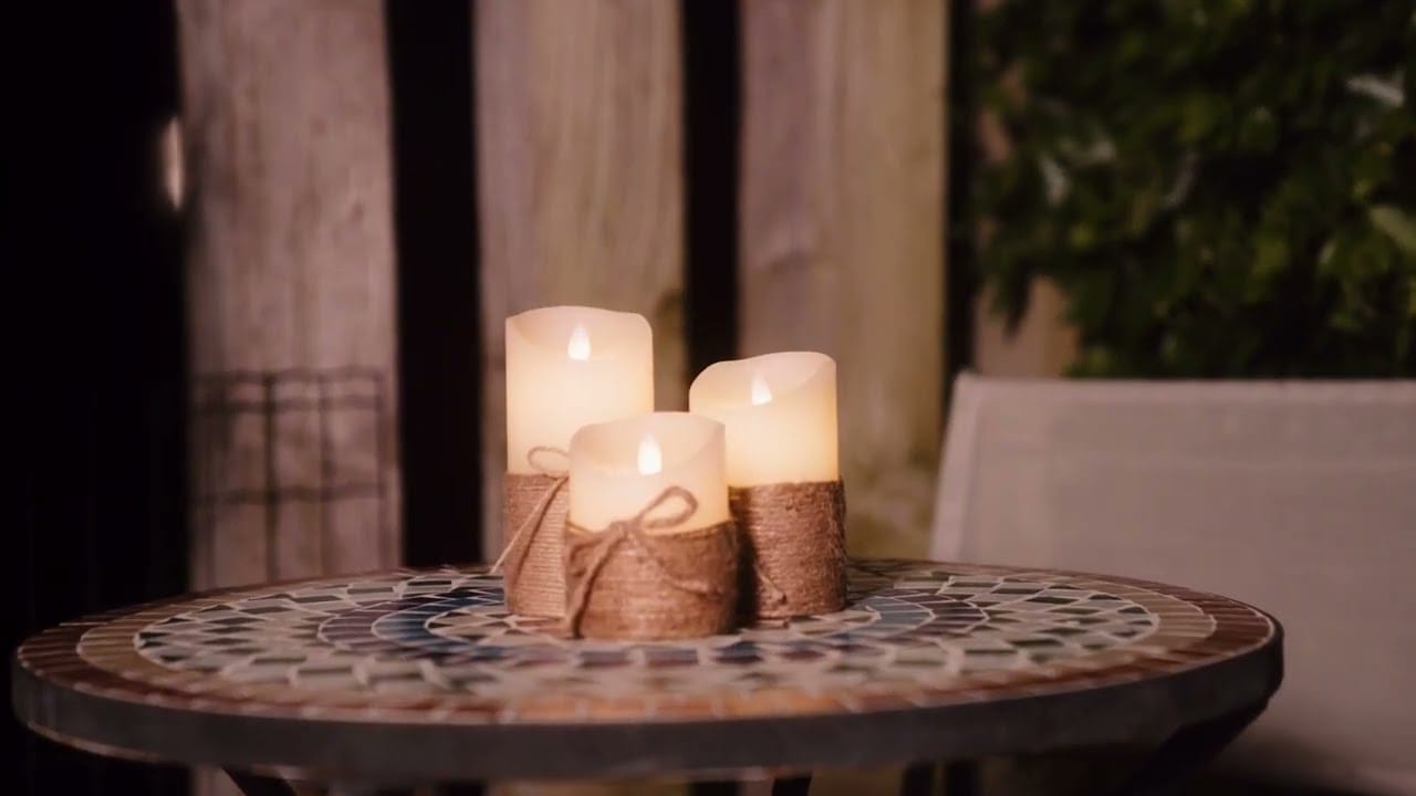 Oplaadbare kaarsen zijn led-lampjes met een echt flikker-effect!